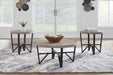 Deanlee - Grayish Brown / Black - Occasional Table Set (Set of 3) Sacramento Furniture Store Furniture store in Sacramento