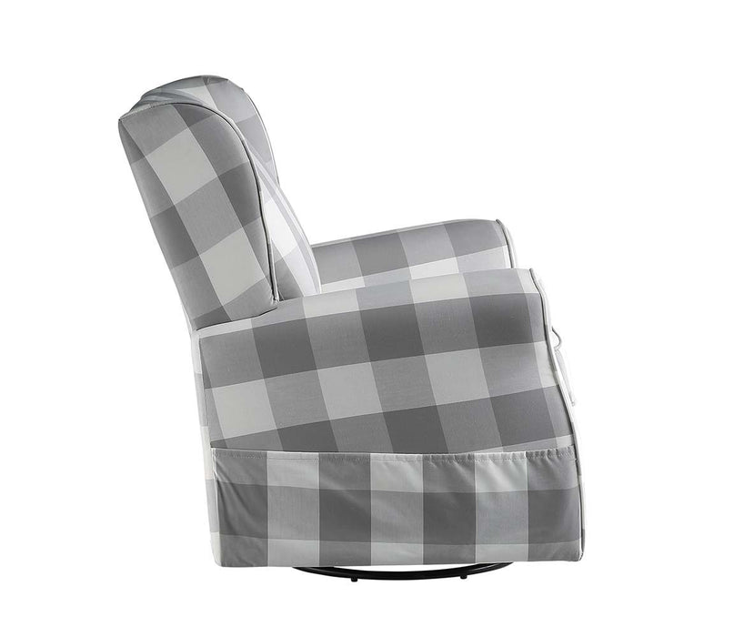 Patli - Swivel Chair - Gray Fabric Sacramento Furniture Store Furniture store in Sacramento