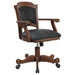 Turk - Game Chair With Casters - Black And Tobacco Sacramento Furniture Store Furniture store in Sacramento