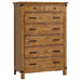 Brenner - 7-Drawer Chest - Rustic Honey Sacramento Furniture Store Furniture store in Sacramento