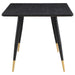 Zetta - Rectangular Dining Table - Black And Gold Sacramento Furniture Store Furniture store in Sacramento