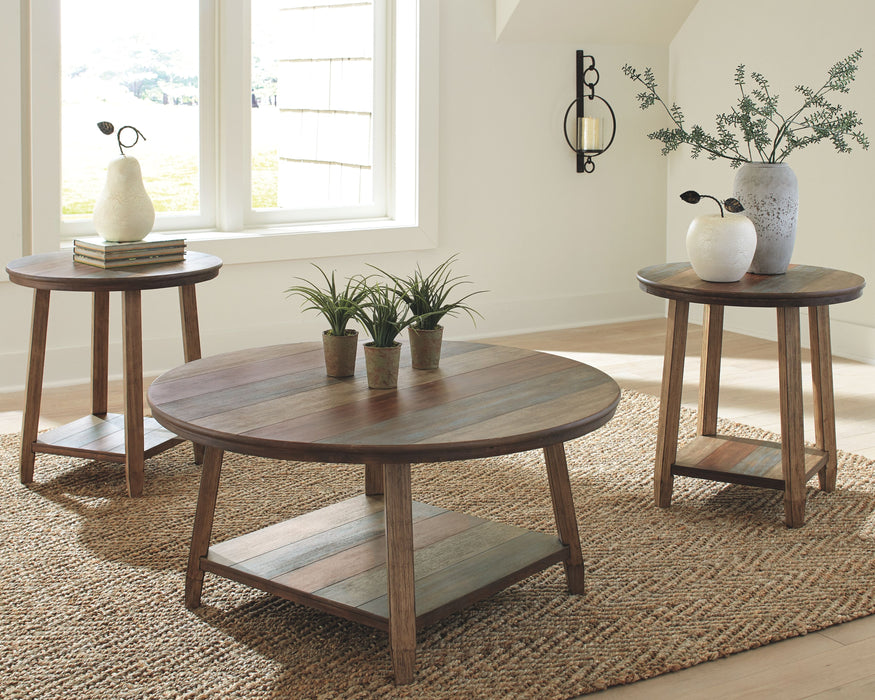 Raebecki - Brown - Occasional Table Set (Set of 3) Sacramento Furniture Store Furniture store in Sacramento