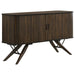 Wes - 2-Door Rectangular Server - Dark Walnut Sacramento Furniture Store Furniture store in Sacramento