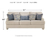 Traemore - Linen - Queen Sofa Sleeper Sacramento Furniture Store Furniture store in Sacramento