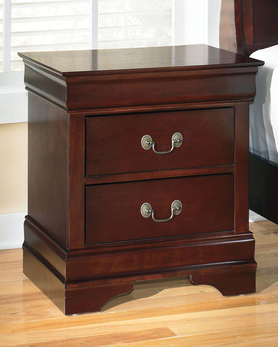 Alisdair - Reddish Brown - Two Drawer Night Stand Sacramento Furniture Store Furniture store in Sacramento