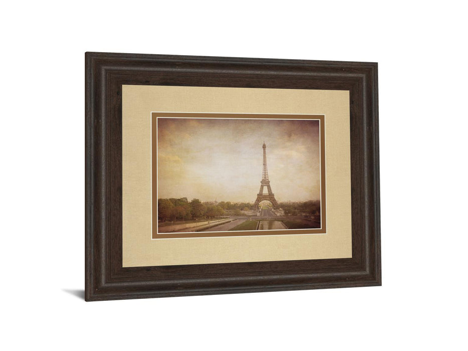Tour De Eiffel By H. Jacks - Framed Print Wall Art - Dark Gray