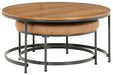 Drezmoore - Light Brown / Black - Nesting Cocktail Tables (Set of 2) Sacramento Furniture Store Furniture store in Sacramento