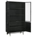 Santiago - Rectangular 4-Door Cabinet - Matte Black Sacramento Furniture Store Furniture store in Sacramento