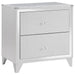 Larue - 2-Drawer Nightstand With USB Port - Silver Sacramento Furniture Store Furniture store in Sacramento