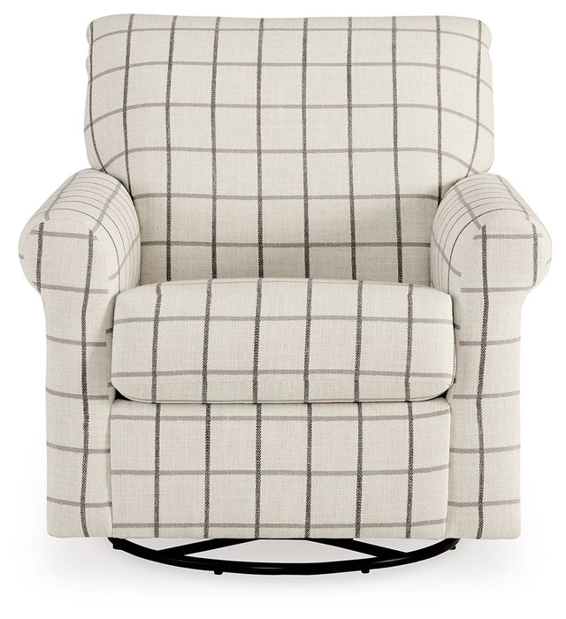 Davinca - Charcoal - Swivel Glider Accent Chair Sacramento Furniture Store Furniture store in Sacramento