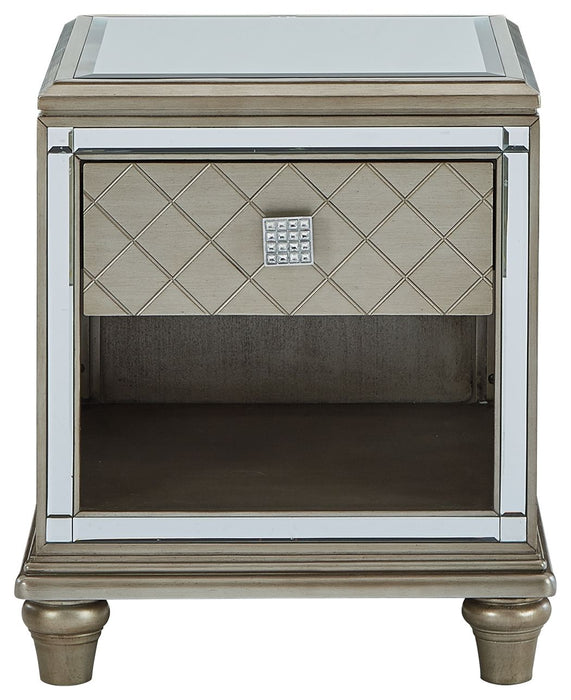 Chevanna - Platinum - Rectangular End Table Sacramento Furniture Store Furniture store in Sacramento