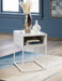 Deznee - White - Rectangular End Table Sacramento Furniture Store Furniture store in Sacramento