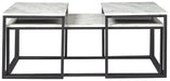 Donnesta - Gray / Black - Occasional Table Set (Set of 3) Sacramento Furniture Store Furniture store in Sacramento