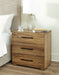 Dakmore - Brown - Three Drawer Night Stand Sacramento Furniture Store Furniture store in Sacramento