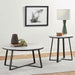 Hugo - Metal Base Round End Table - White And Matte Black Sacramento Furniture Store Furniture store in Sacramento