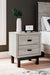 Vessalli - Black / Gray - Two Drawer Nightstand Sacramento Furniture Store Furniture store in Sacramento