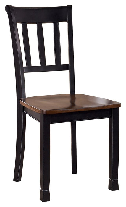 Owingsville - Black / Brown - Dining Room Side Chair (Set of 2) Sacramento Furniture Store Furniture store in Sacramento