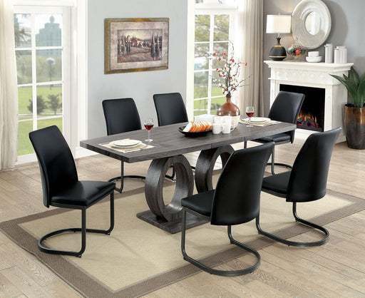 Saskia - Dining Table - Gray Sacramento Furniture Store Furniture store in Sacramento