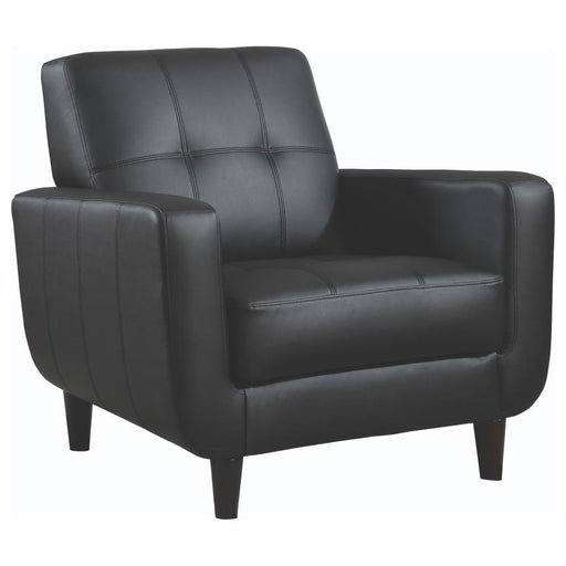 Aaron - Padded Seat Accent Chair - Black Sacramento Furniture Store Furniture store in Sacramento