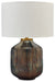 Jadstow - Black / Silver Finish - Glass Table Lamp Sacramento Furniture Store Furniture store in Sacramento