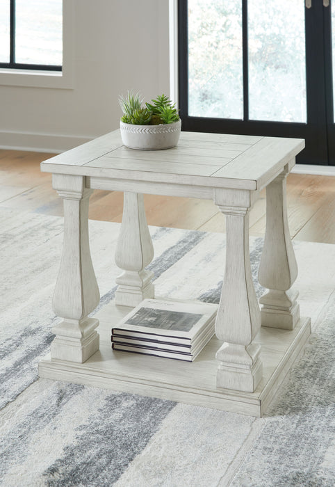 Arlendyne - Antique White - Rectangular End Table Sacramento Furniture Store Furniture store in Sacramento