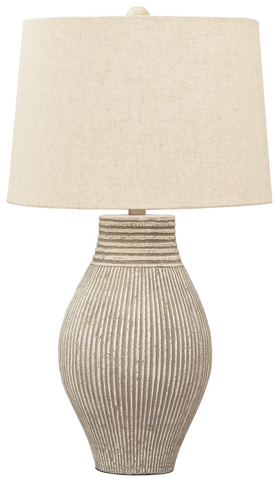 Layal - Black - Paper Table Lamp Sacramento Furniture Store Furniture store in Sacramento