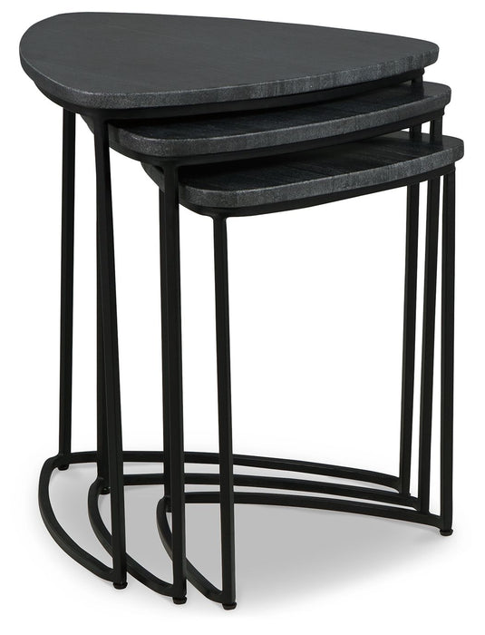 Olinmere - Black - Accent Table (Set of 3) Sacramento Furniture Store Furniture store in Sacramento