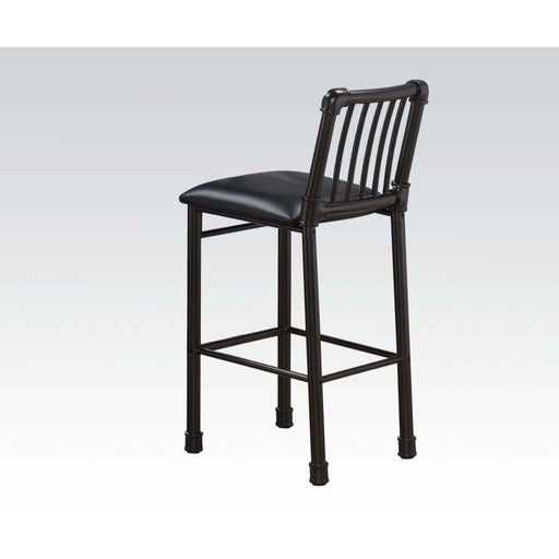 Caitlin - Bar Chair (Set of 2) - Black PU & Black Sacramento Furniture Store Furniture store in Sacramento
