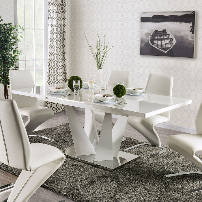 Zain - Dining Table - White Sacramento Furniture Store Furniture store in Sacramento