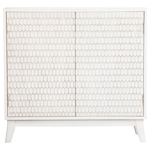 Gambon - Rectangular 2-Door Accent Cabinet - White Sacramento Furniture Store Furniture store in Sacramento