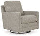 Bralynn - Linen - Swivel Glider Accent Chair Sacramento Furniture Store Furniture store in Sacramento