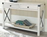 Bayflynn - Whitewash - Console Sofa Table With 2 Drawers Sacramento Furniture Store Furniture store in Sacramento