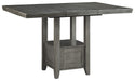 Hallanden - Gray - Rectangular Dining Room Counter Extension Table Sacramento Furniture Store Furniture store in Sacramento