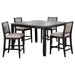 Elodie - 5 Piece Counter Height Dining Table Set With Extension Leaf - Gray And Black Sacramento Furniture Store Furniture store in Sacramento