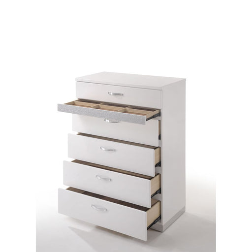 Naima II - Chest - White High Gloss Sacramento Furniture Store Furniture store in Sacramento