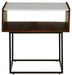 Rusitori - Brown / Beige / White - Rectangular End Table Sacramento Furniture Store Furniture store in Sacramento