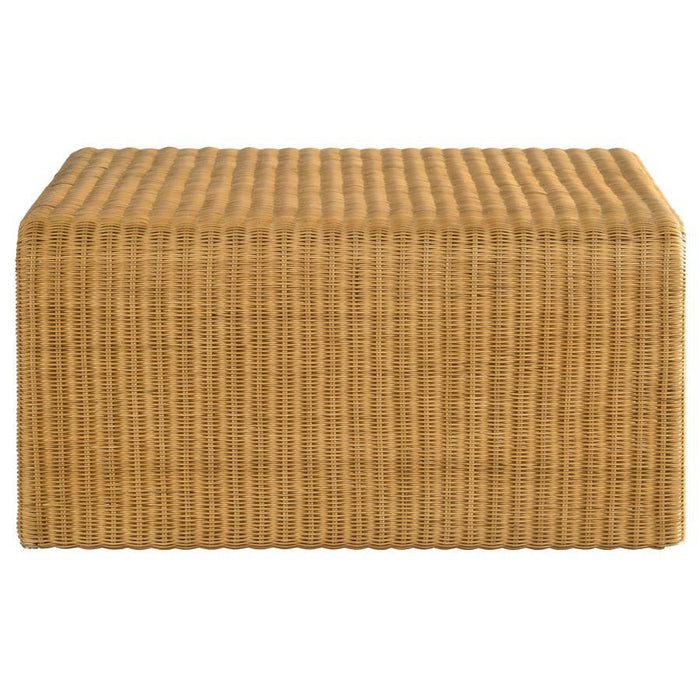 Juanita - Square Rattan Coffee Table - Natural Sacramento Furniture Store Furniture store in Sacramento