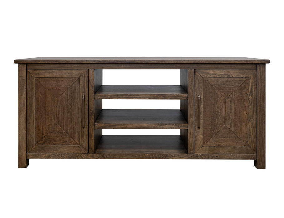 Novus lodge - 2 Doors TV Stand - Walnut Brown