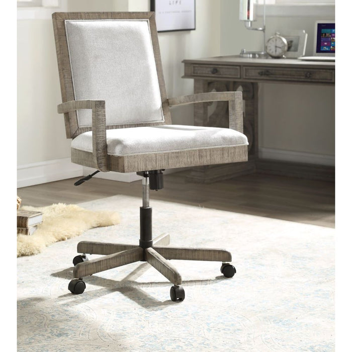 Artesia - Executive Office Chair - Fabric & Salvaged Natural Sacramento Furniture Store Furniture store in Sacramento