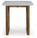 Isanti - Light Brown / White - Rectangular End Table Sacramento Furniture Store Furniture store in Sacramento