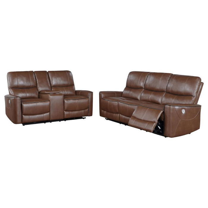 Greenfield - Upholstered Power Reclining Sofa Set