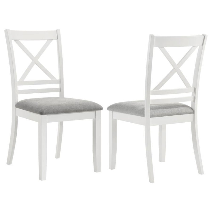 Hollis - Side Chair (Set of 2) - White Sacramento Furniture Store Furniture store in Sacramento