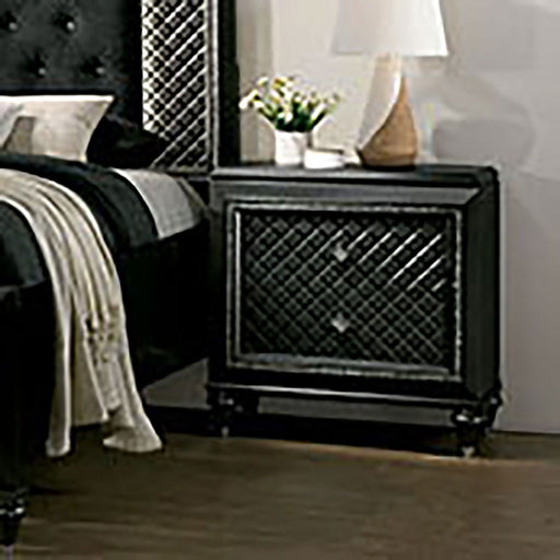 Demetria - Nightstand - Metallic Gray Sacramento Furniture Store Furniture store in Sacramento