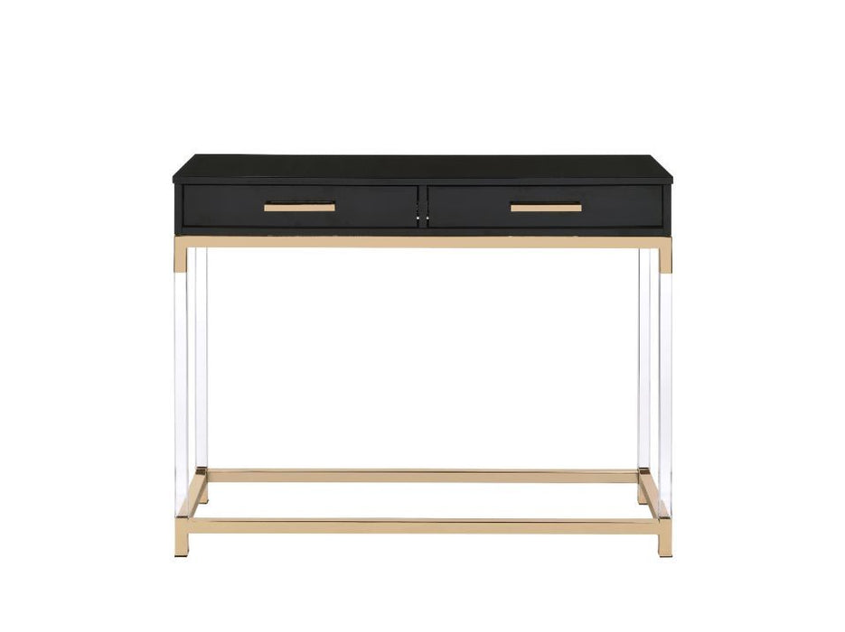 Adiel - Accent Table - Black & Gold Finish Sacramento Furniture Store Furniture store in Sacramento