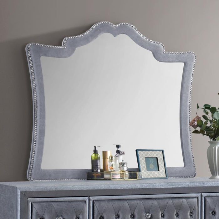 Antonella - Upholstered Dresser Mirror