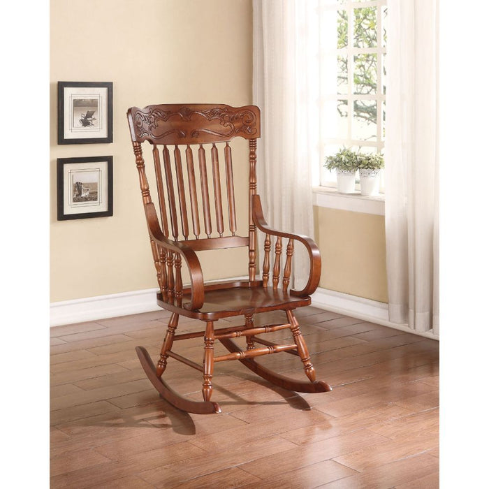 Kloris - Rocking Chair - Tobacco - 45" Sacramento Furniture Store Furniture store in Sacramento