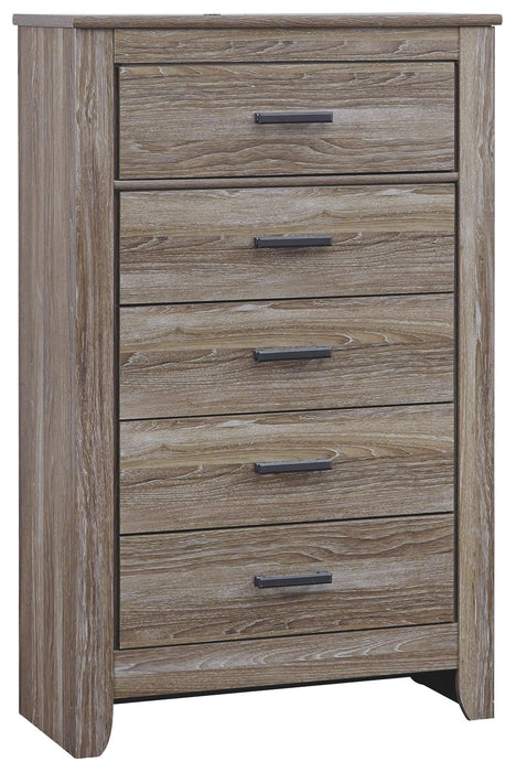 Zelen - Warm Gray - Five Drawer Chest Sacramento Furniture Store Furniture store in Sacramento