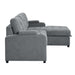 Kabira - Sectional Sofa - Gray Fabric Sacramento Furniture Store Furniture store in Sacramento