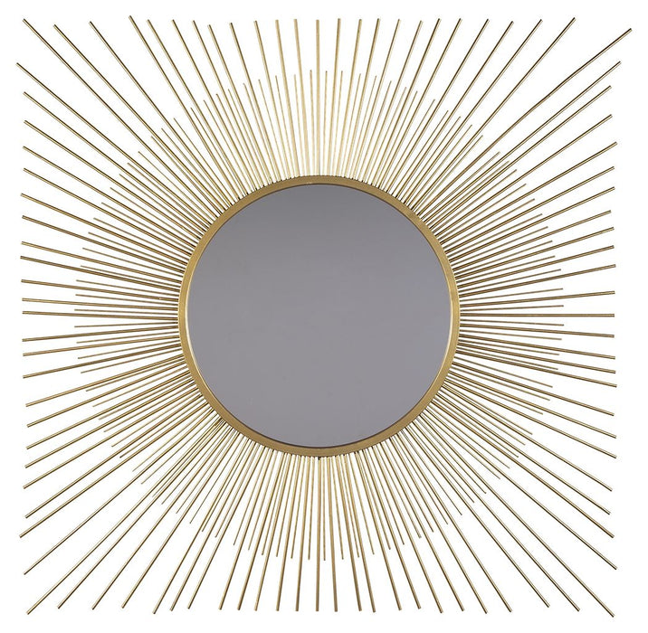 Elspeth - Gold Finish - Accent Mirror Sacramento Furniture Store Furniture store in Sacramento