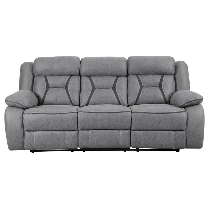 Higgins - Pillow Top Arm Upholstered Motion Sofa Sacramento Furniture Store Furniture store in Sacramento